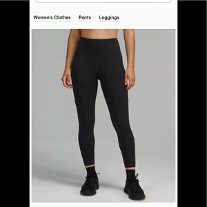 Lululemon Fast & Free Tight 25” - black